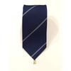 Daks Silk Blend Regimental Navy Tie  Dmg1acf1239n1 