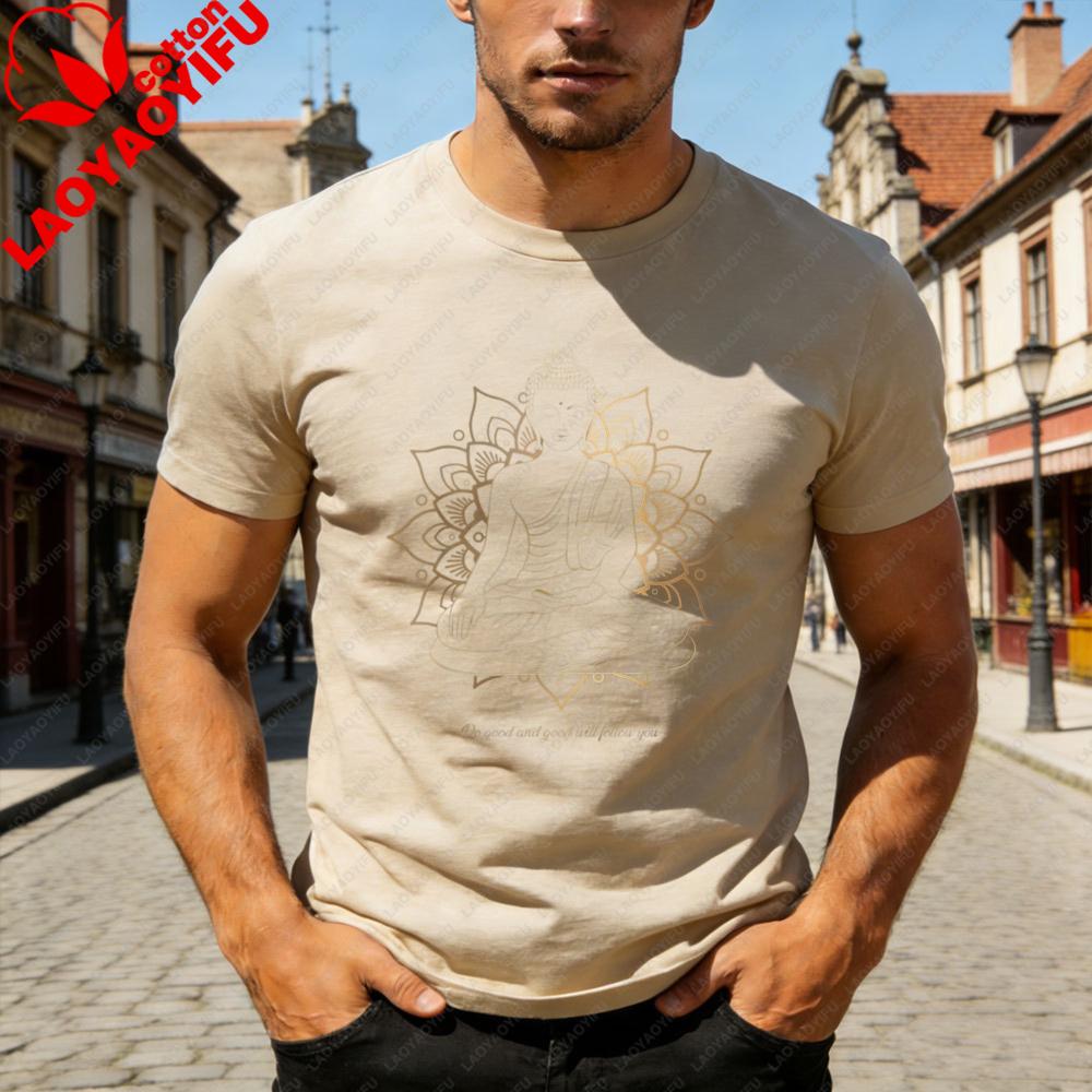 Yoga Zen Meditation Buddhism Lotus TShirt Spirituality Buddha Gifts Namaste  Premium Shirt High Quality Cotton Clothes