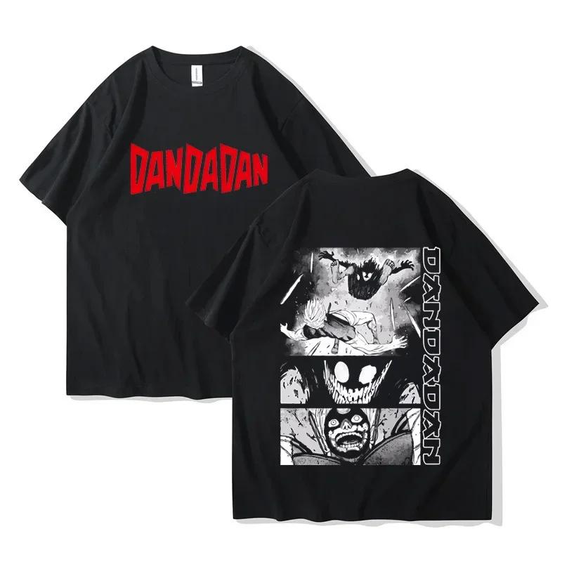 Dandadan Okarun Men Women Breathable Classic 2000s University Pastel T Shirt Korean Clothes Aesthetic Hip Hop Pastel
