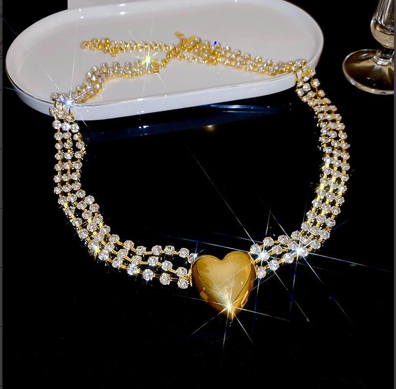 Baroque Water Drop Pearl Fringe Necklace Temperament Collarbone Chain French Retro Necklace Women