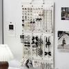 Large Capacity Hair Clip Hairband Holder Wall Hanging Earrings Necklace Storage Hanger Space Saving Organizer Wall Decor