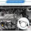 1 Pc Crankshaft Position Sensor for VW Jetta 1.9TDI 1997-1999 Sturdy Metal Plastic Black Engine Crank CKP Sensor