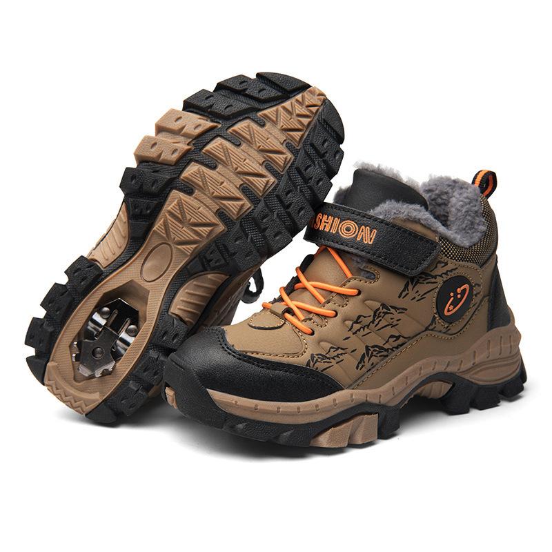 Kinder Baumwolle Schuhe Winter Neue Jungen Gepolsterte Turnschuhe Jungen Stiefel