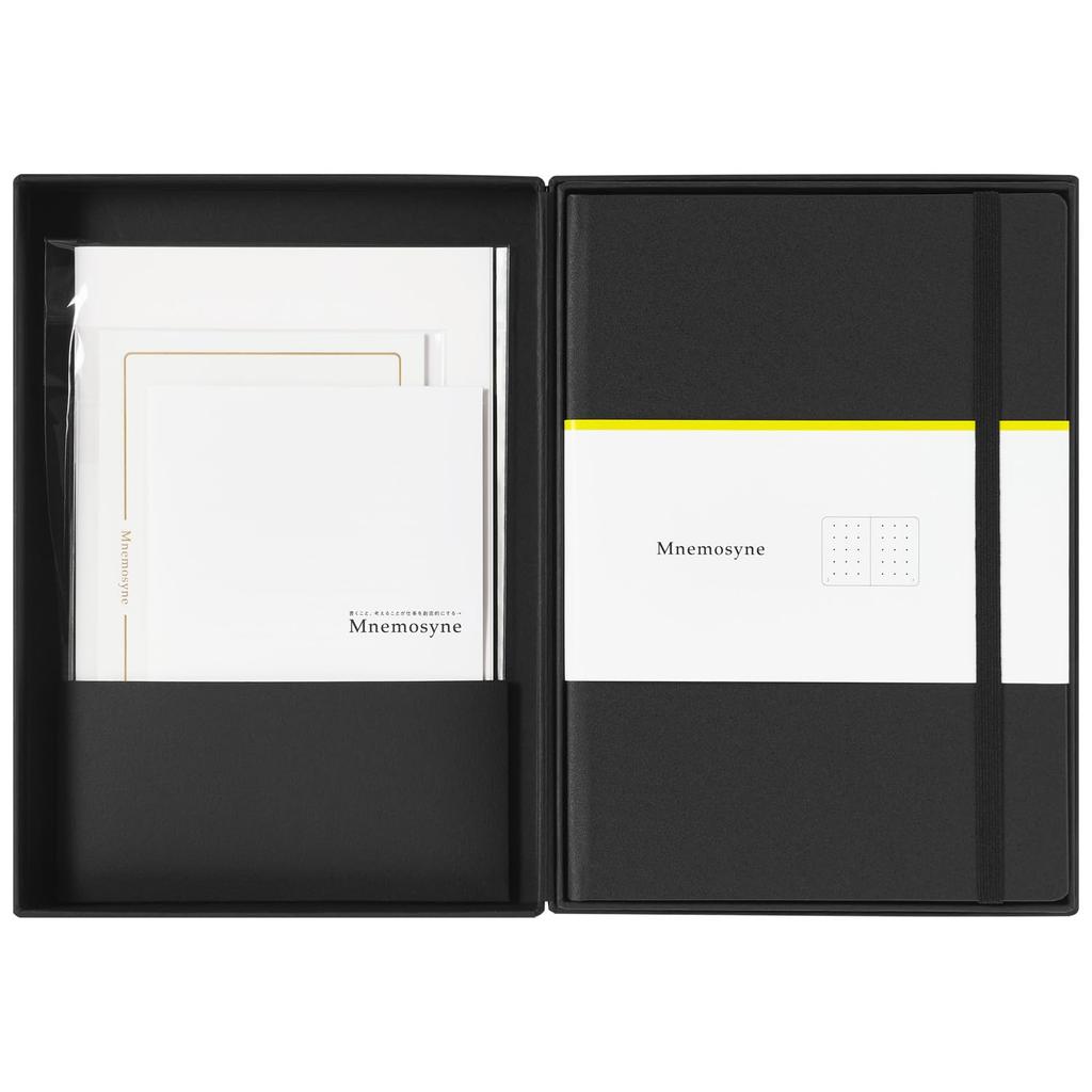 Maruman Nemosine Fountain Pen Journal Notebook Nemosine Dot MNXPM + Set, Grid, A5,