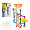 VEVOR Marble Run Set, 153 PCS with Motorized Elevator, with 30 Plastic Marbles, Marble Maze Building Block Brain Game