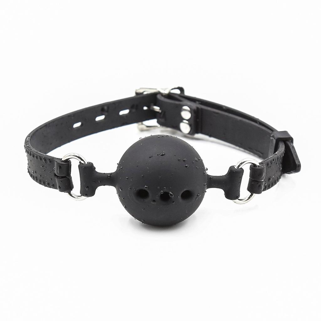 Silicone Mouth Gag SM Restraint Toys Breathable Mouth Plugs Ball Gag Adjustable Belt Mouth Sex Toy For Adult SM Games Erotic 18+