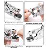 Round Hole Holes Punching Pliers Carbon Steel Belt Puncher Eyelet Puncher  Crafts Tool