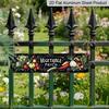2D Flat, 1pc Metal Sign Labeled 'VEGETABLE PATCH' Measuring 15.7×3.94inch, Featuring UV Printed Wall Art. It's Perfect for Decorating Homes, Bars
