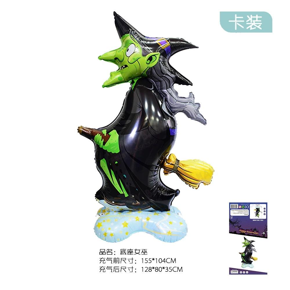 1Pc Halloween Theme Witch Grim Reaper Balloon Set 2026 Halloween Party Decoration Supplies Baby Shower Helium Globos