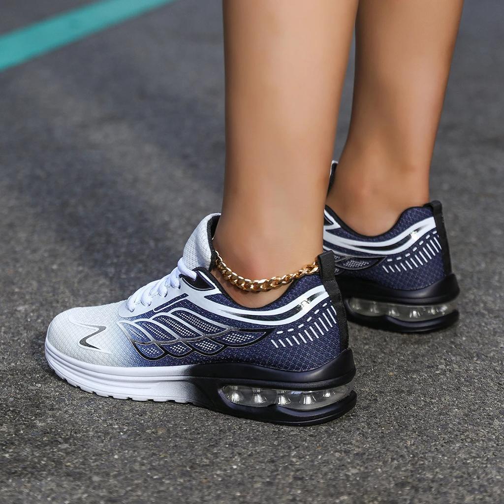 Sneakers Women Walking Shoes Womens Air Cushion Running Shoe Mesh Breathable Tennis Shoes