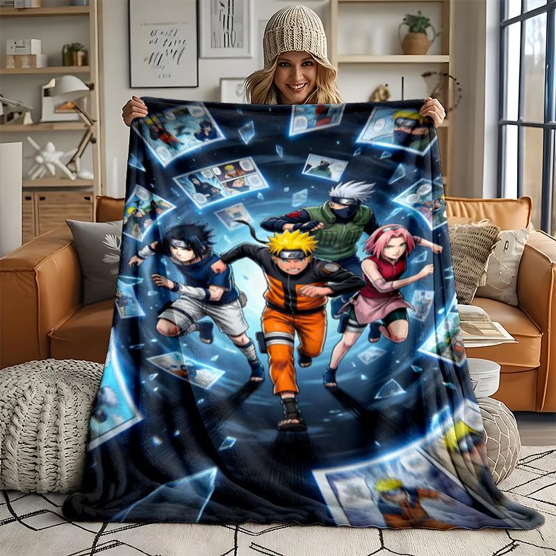 Naruto Ultra Soft Flannel Throw Blanket Warm Cozy Blanket for Bed Couch or outdoor best gift