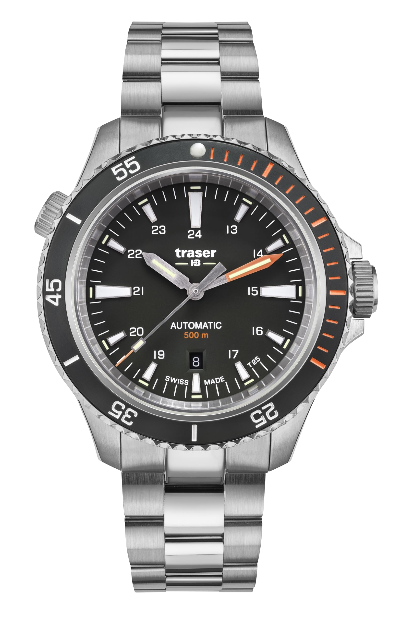 

Watch Tracer P67 Diver Automatic Black 110324 Silver [TRASER] Diver s Men s чорний