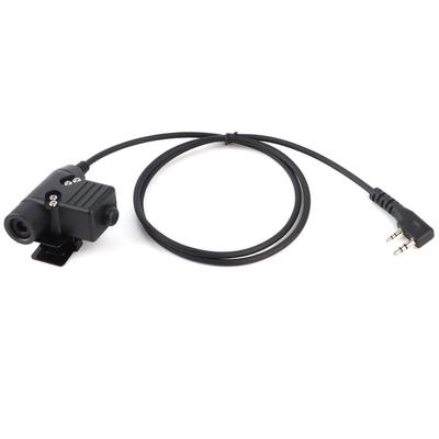 TK U94 PTT o Káblový adaptér Konektor pre slúchadlá vysielačky pre Baofeng UV‑5R TK‑3107
