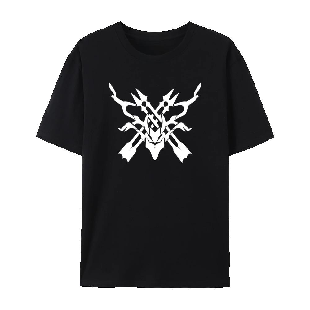 Honkai Star Rail Aeon Path Symbol Graphic Unisex Short Sleeve Crewneck Cotton T-Shirt