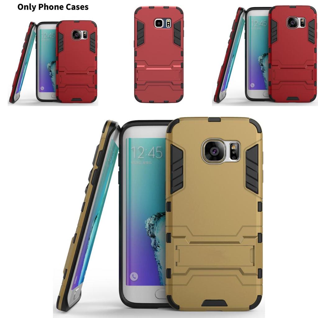 Man Smartphone Case With Stand Tpu Pc Durable Drop Resistant For Samsung S8 S9 Plus S7