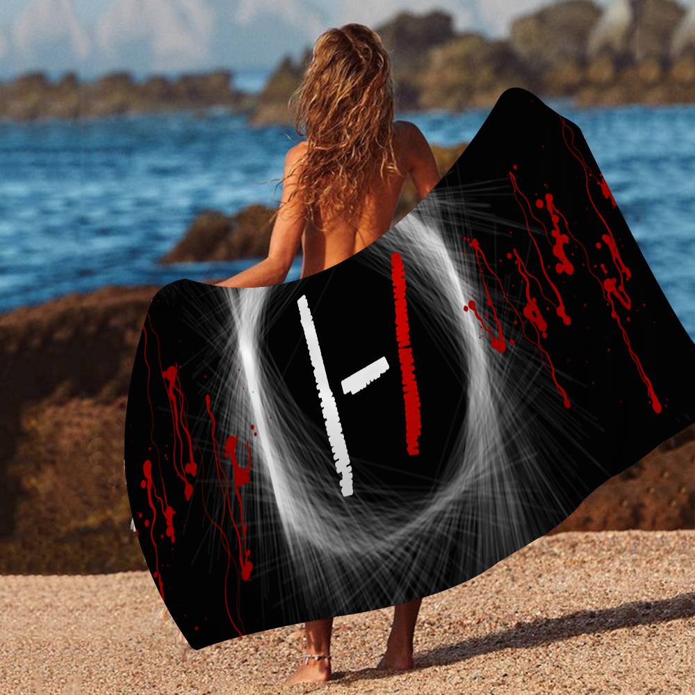 T-Twenty-One-Pilots Emotional-Alternative Microfiber Beach Towel Absorbent Quick dry Soft Yoga Swimming Resort Climbing Towel