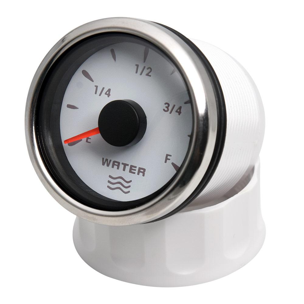 A Water Level Gauge With Water Level Sensor 52mm Water Level Meter With 7Colors Backlight 100-550mm 0-190Ohm Sensor For Oil Tank Only Gauge