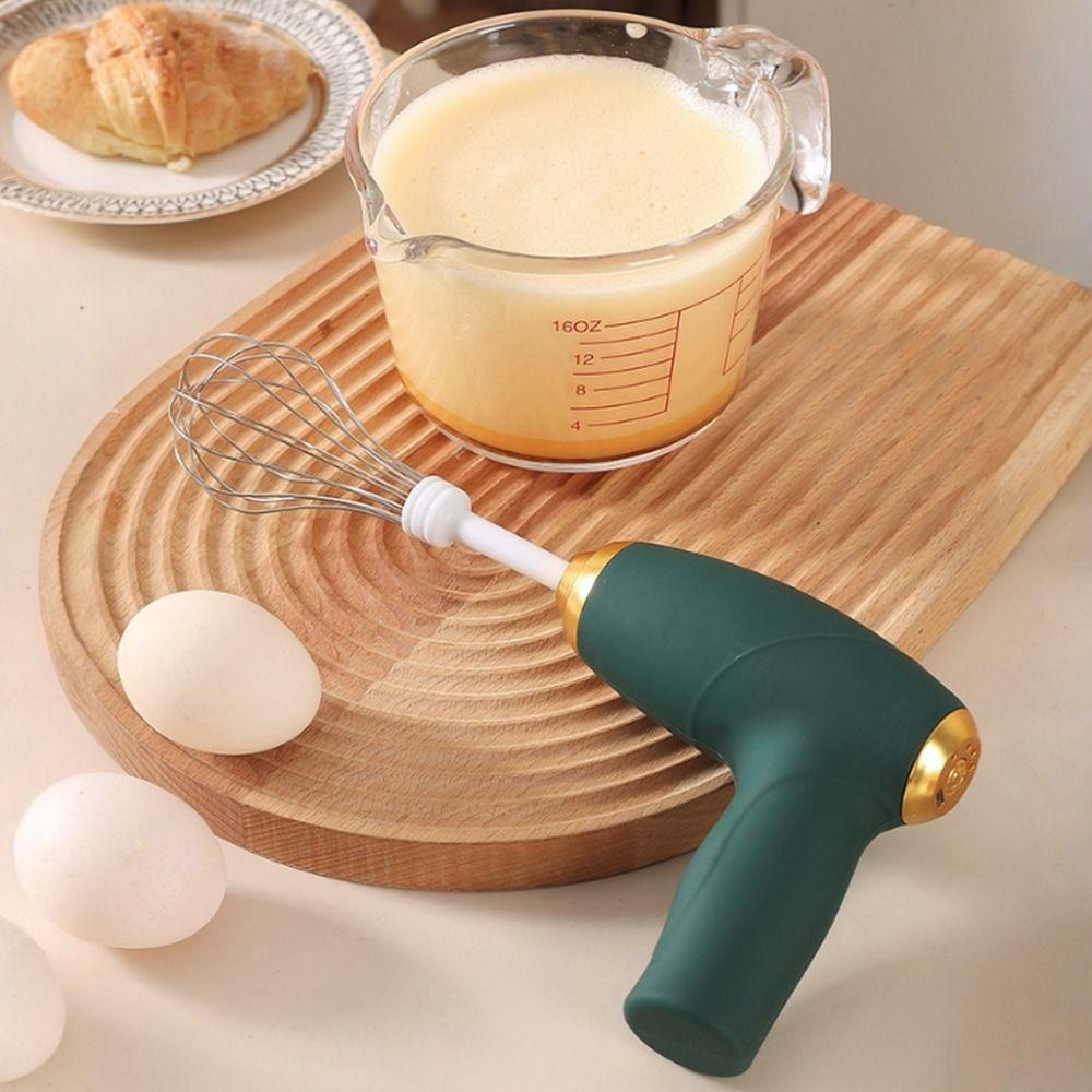 Handheld Electric Mixer with Replacement Heads Electronic Batter Stirrer Electric Egg Whisk Baking