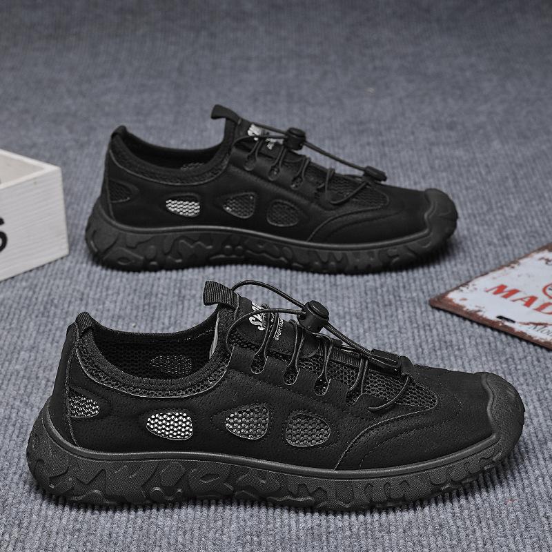 Fashion Summer Men's New Breathable Work Anti Slip Wear-resistant Casual Sports Shoes