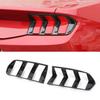 2xCarbon Fiber Tail Light Lamp Sequential Indicator Cover For Ford Mustang 2024+