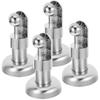 4pcs Stainless Steel Toilet Partition Foot Durable Bathroom Hardware Support Restroom Partition Bracket Public Sanitary Room