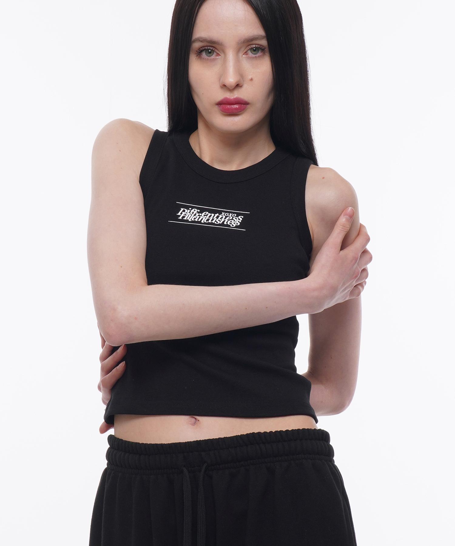 D So H Stack Logo Women S Sleeveless Black Free