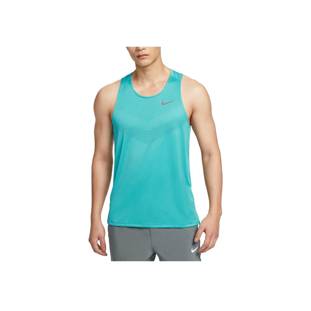 Nike Dri-FIT ADV Stride Fashionable Round Neck Versatile Comfortable Vest Men Tops Blue-Green HV5211345