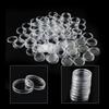 Storage Coin Holder Boxes Case Collection Accessories Transparent 26mm