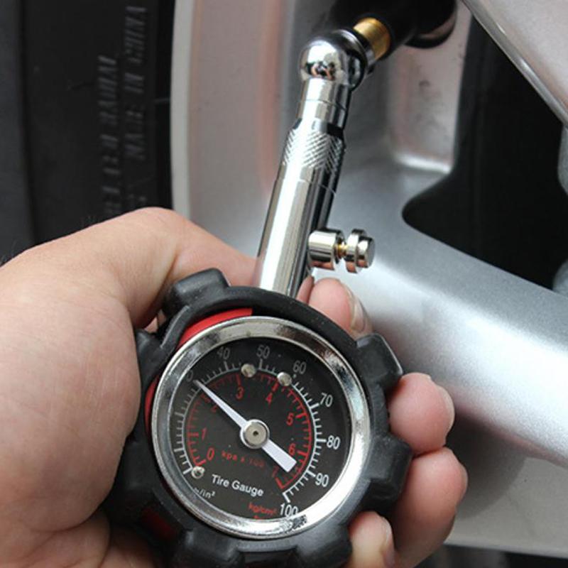 High Accuracy Tire Pressure Gauge 100 Psi For Accurate Car Air Pressure Tyre Gauge For Car Truck And Motorcycle