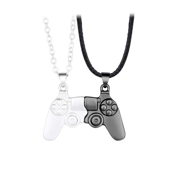 

Отличный магнитный кулон, прочный многоцветный гипоаллергенный серебряный/чёрный