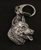 Berger de Beauce, Beauceron, Beauce Schäferhund - Versilberter Schlüsselanhänger mit Hund, Handtaschen-Dekoration, Rucksack-Anhänger von der Marke Art-Dog