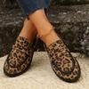 Chaussures Plates Mode Style Britannique Grandes Tailles pour Femmes Mocassins Bout Rond Polyuréthane Semelle Extérieure en Caoutchouc Améliorée Chaussures d'Été