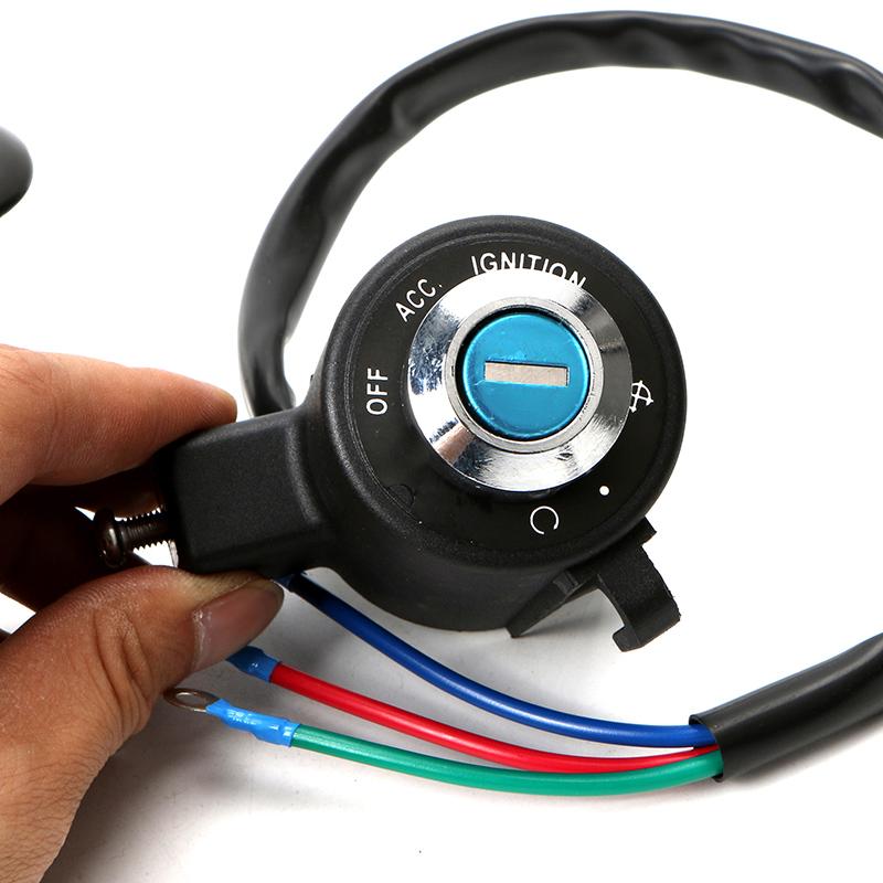 Motorcycle Ignition Switch Lock Fuel Gas Tank Oil Cap With 2 Keys Set For Harley Sportster 883 XL 883 Custom 1995-2003