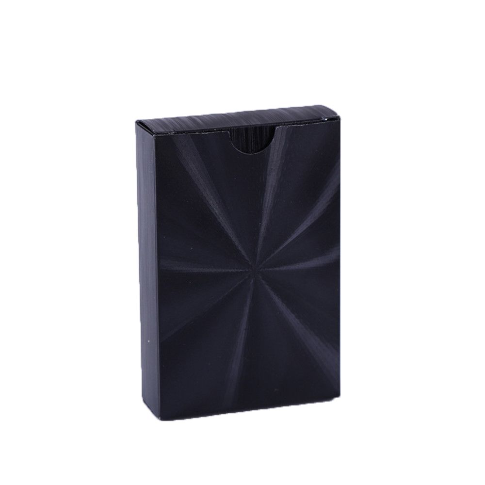 

Колода игральных карт, 2 вида пластика с золотистым ламинатом, моющиеся, креативные черные и золотые водонепроницаемые волшебные карты