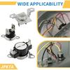 137032600 134120900 Dryer Thermal Limiter 3204267 Thermostat Replacement Part Compatible with Frigidaire Electrolux Kenmore Dryers - Repalces 1489053