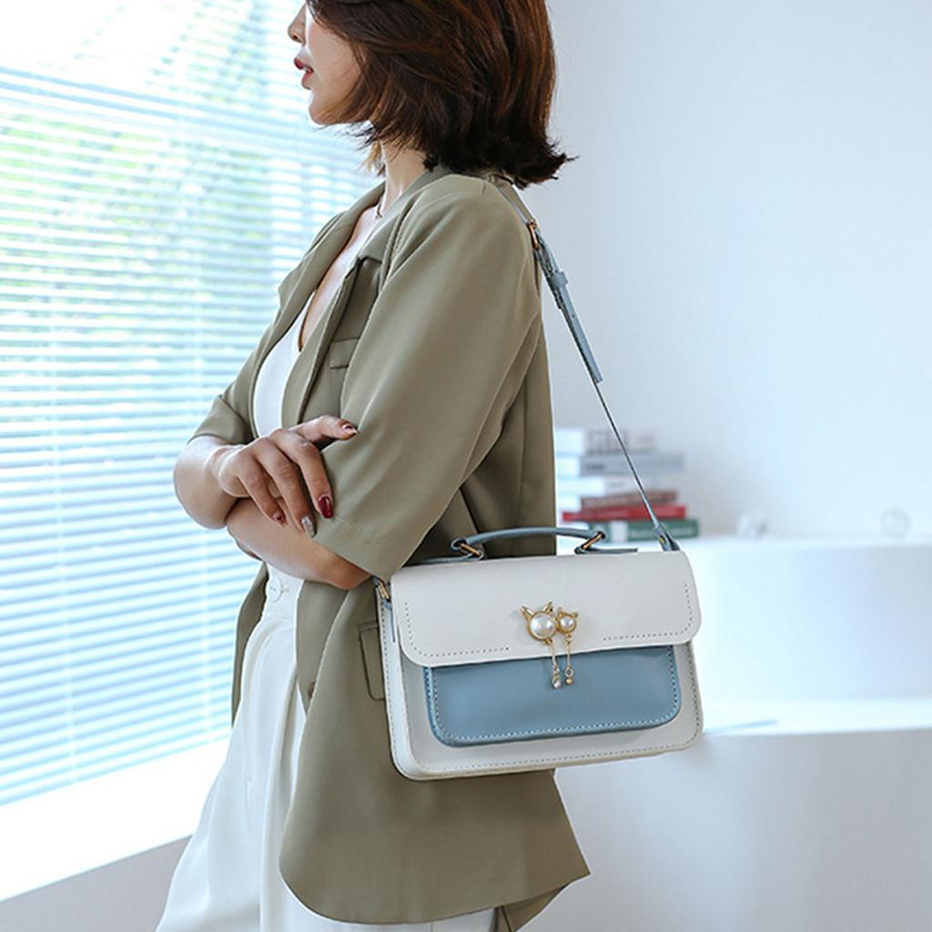 DIY Women Shoulder Bag Fashion Crossbody Bags Pu Leather Handbags Accessories Adjustable Strap Craft Gift for Girls