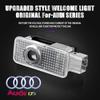 2Pcs Car HD Projector Lamp LED Auto Door Welcome Light For a2 RS A6L A7 A4L Q5 Q7 A8 Q3 S Line S3 S4 S7 S6 S8 A5 A3 A4 Quattro