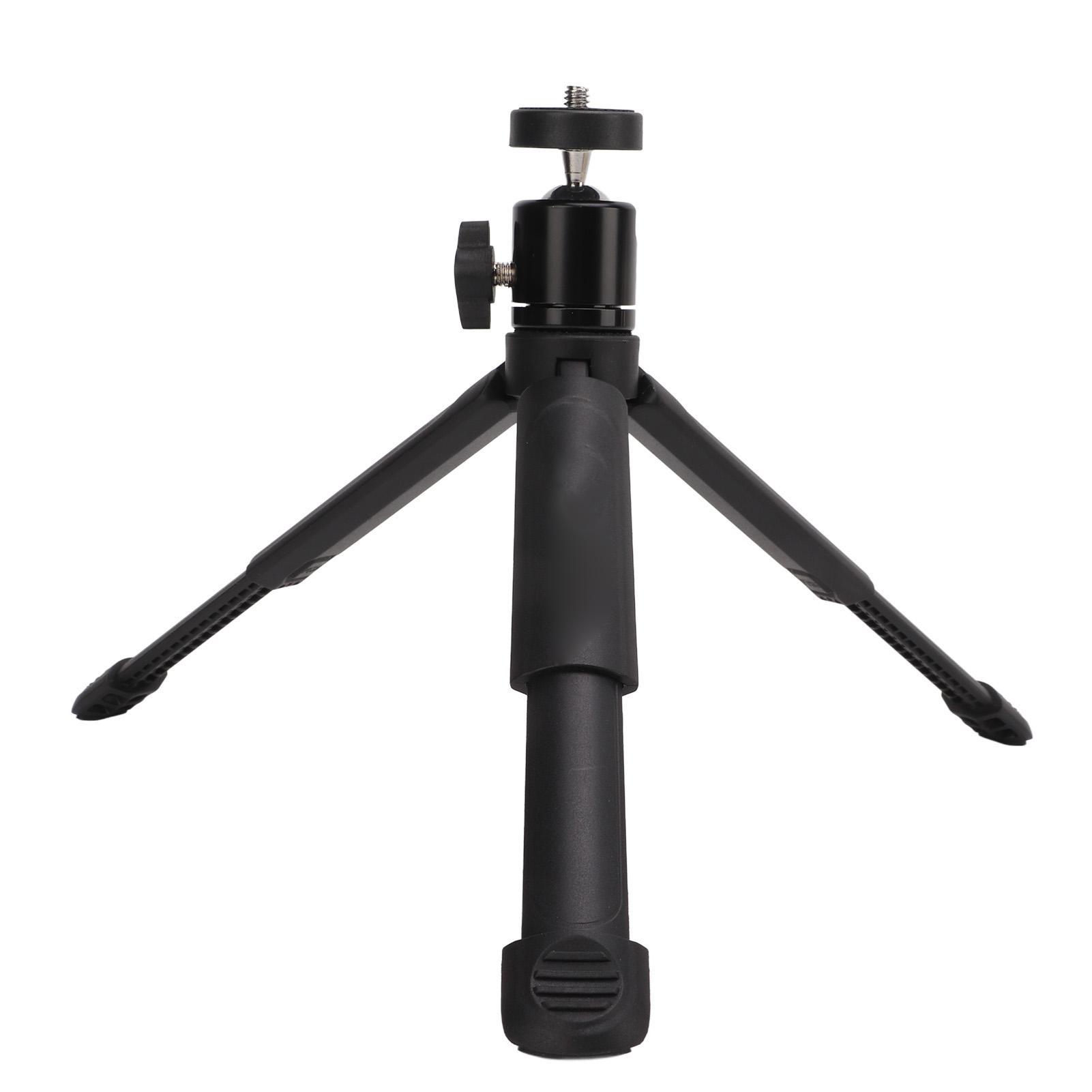 

KINGJOY Desktop Tripod 2 Sections Retractable Mini Tripod for Live Streaming Phone Camera Stand