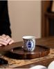 Silver-Plated Dunhuang Tea Cup Set: Elegant Gift for Elders, Leaders, Birthdays, Longevity Celebrations, and Housewarmings