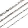 10Meters 2Meters Gold Color Stainless Steel O Shape Link Chain Round Cross Chain Bracelet Necklace DIY Jewelry Making DIY