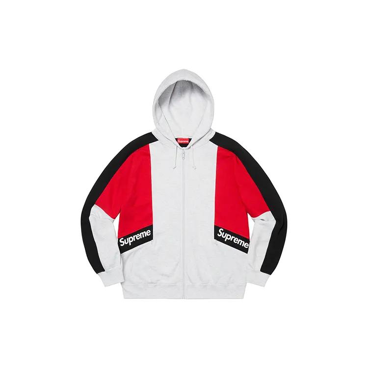 Supreme Color Blocked Zip Up Hooded Sweatshirt (Unisex) Sweatshirts SUP SS20 367