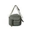 Corduroy Simple Solid Color Strip Velvet Bag Women'S Bag Winter Round Striped Shoulder Underarm Bag