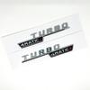 3D ABS Glossy Black Car Fender Badge Turbo 4MATIC Sticker Rear Trunk AMG Emblem A45 Logo For Mercedes Benz A 45 AMG W176 W177 RM1
