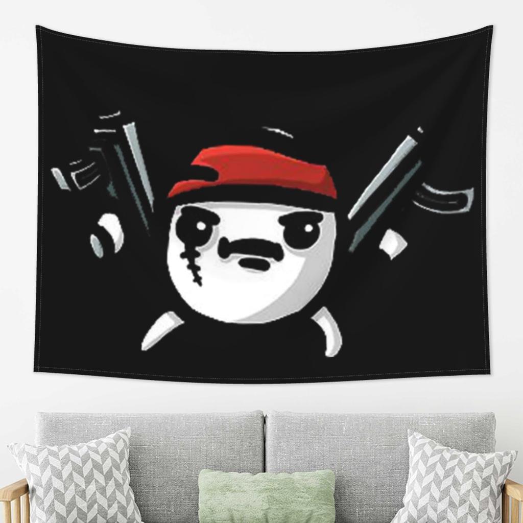Brotato Potato Tapestry Wall Hanging Aesthetic Home Decor Tapestries for Dorm Room