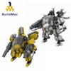 Buildmoc Creative Robot War Mech AF-05 Mecha Roboti Kreslený Model Stavební Kostky Hračky pro Děti Chlapce Dárky
