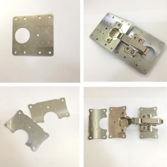 2ks Deska na opravu pantů Vysoce pevný nerezový pant skříně odolný proti roztržení