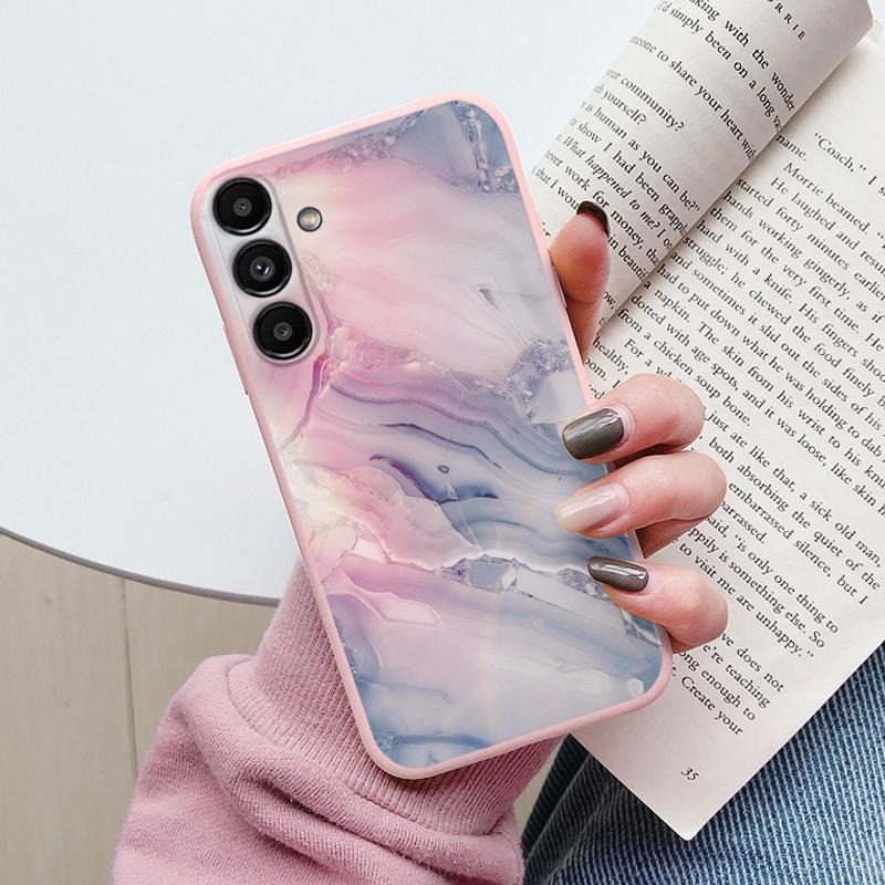 Case For Samsung A54 5G Back Cover Protective Silicone Funda Fashion Marble Stone Texture Coque For Galaxy A56 A16 A26 A36 A17