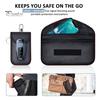 Faraday Box for Car Keys Signal Blocking Box for Car Security Double-Layer Anti-theft Key Organizer with 2 Faraday Pouches