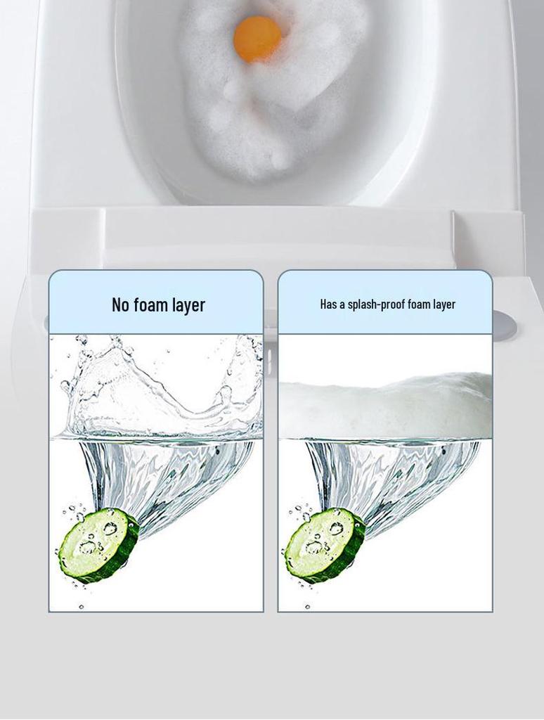 Universal Smart Toilet Foam Shield: Automatic Anti-Splash Deodorant Liquid Refill