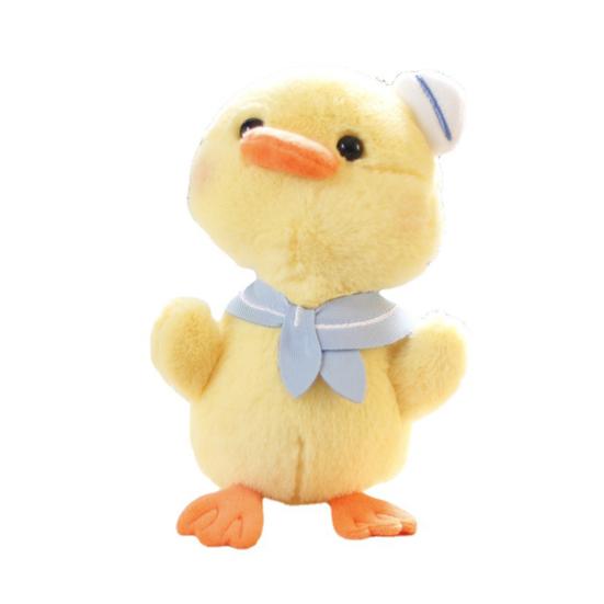 

15cm Duck Plush Pendant Soft Cute Cartoon Animal Dolls Hanging Ornament жовтий